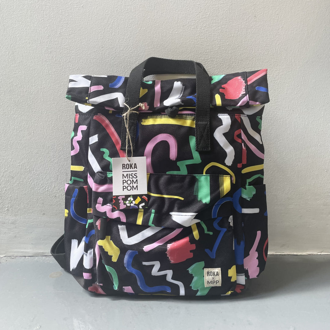 Canfield Scribble Miss Pom Pom Medium Sustainable Bag