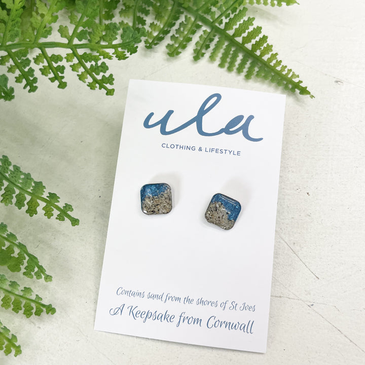 Cornish Keepsake Shoreline Square studs