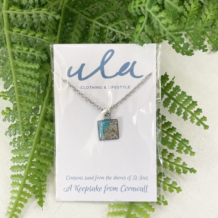 Cornish Shoreline Square Pendant