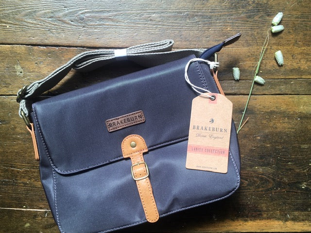 Brakeburn Navy Saddle Bag
