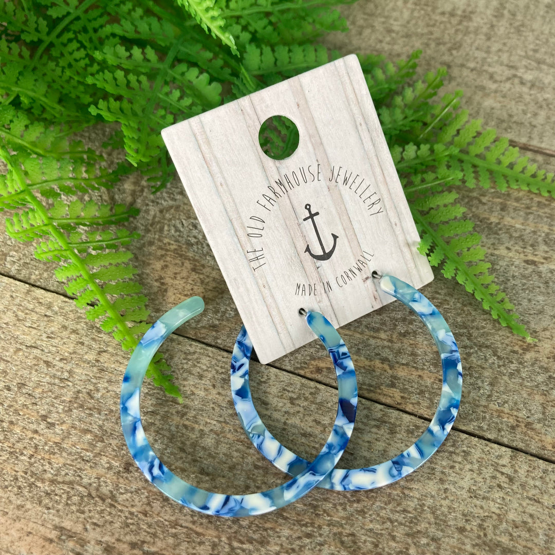 Acrylic Circle Hoops