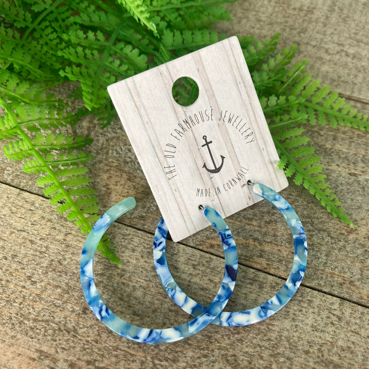 Acrylic Circle Hoops