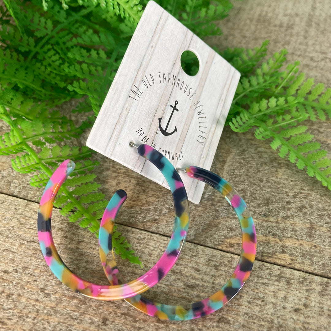 Acrylic Circle Hoops