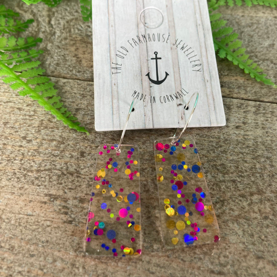 Acrylic Irregular Rectangle Hoop