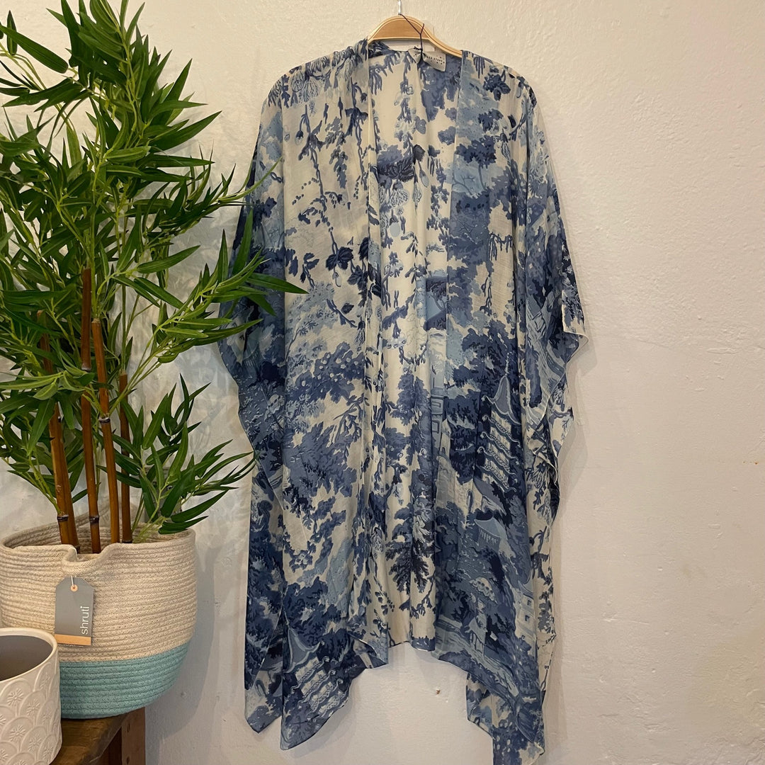 China Tree Throwover - Blue