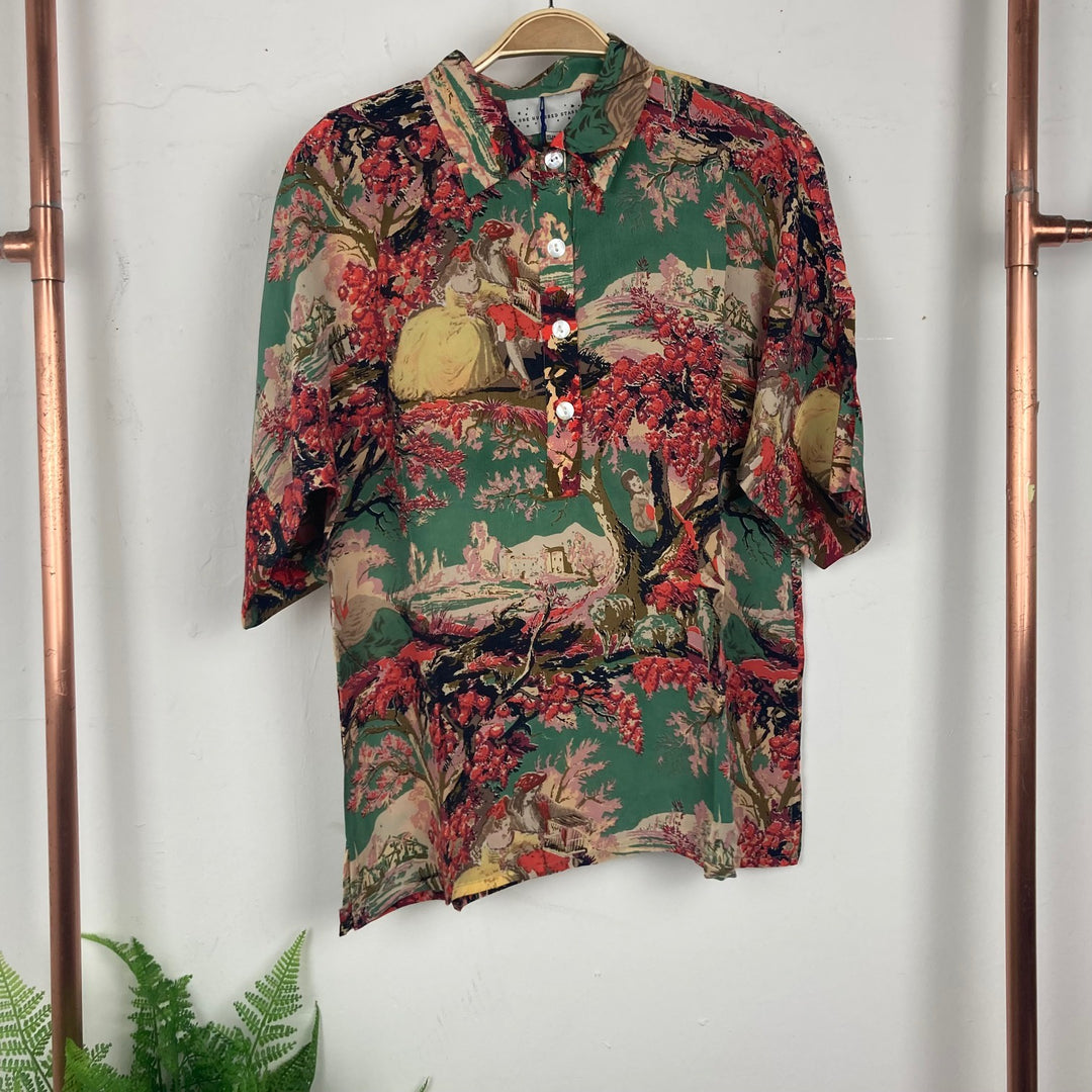 Pippa Top Country Toile - Berry