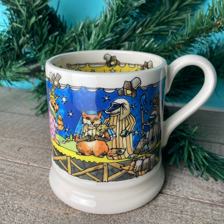Year in the Country Nativity Scene 1/2 Pint Mug