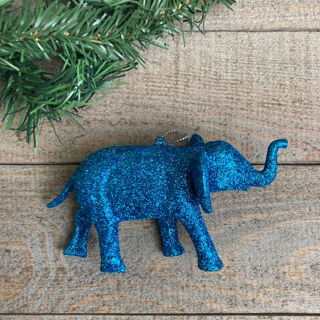 Glitter Acrylic Elephant Decoration