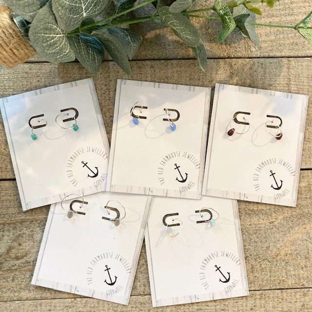 Mini Sterling Silver Teardrops
