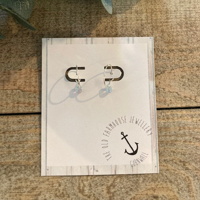 Mini Sterling Silver Teardrops