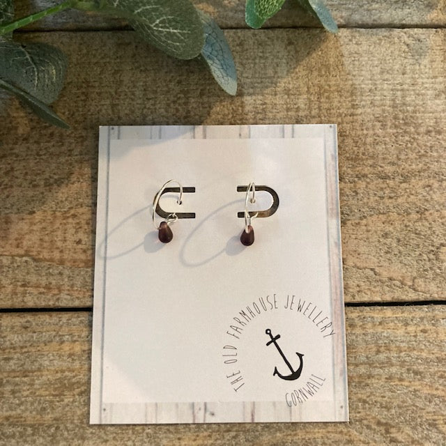 Mini Sterling Silver Teardrops