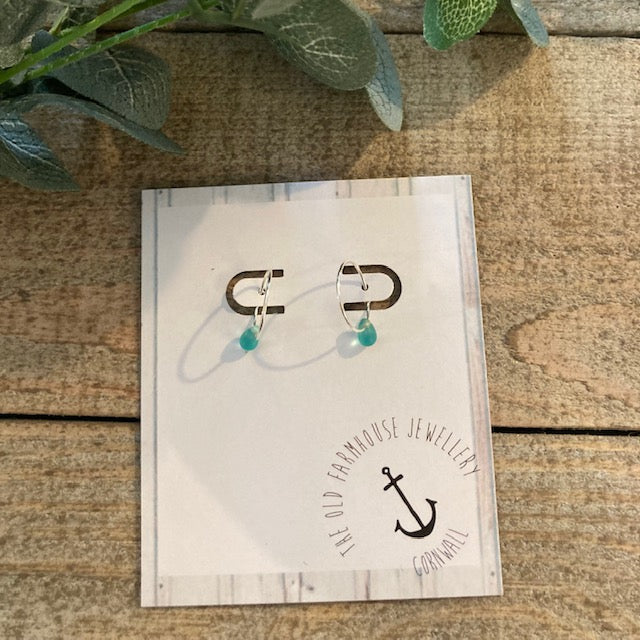 Mini Sterling Silver Teardrops