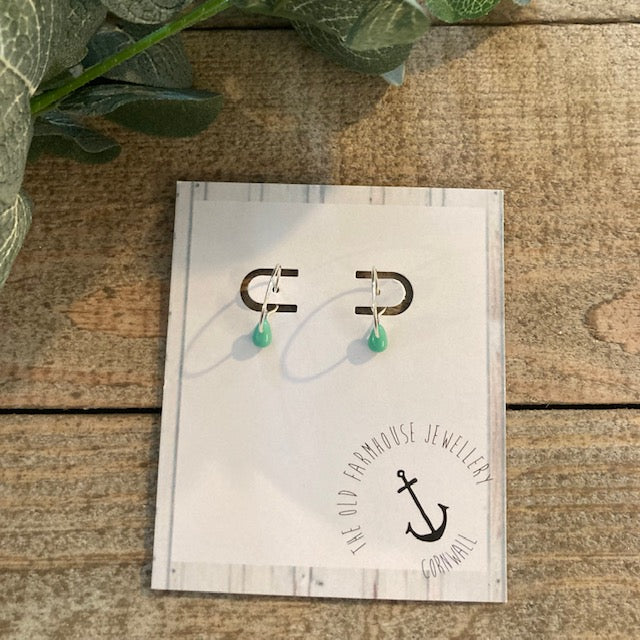 Mini Sterling Silver Teardrops