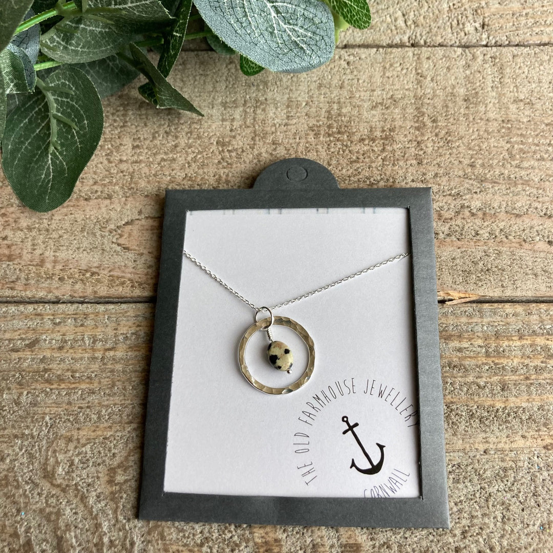 Semi Precious Nugget Necklace