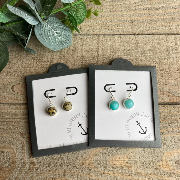 Semi Precious Filigree Earrings