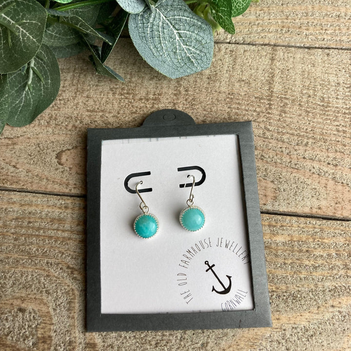 Semi Precious Filigree Earrings