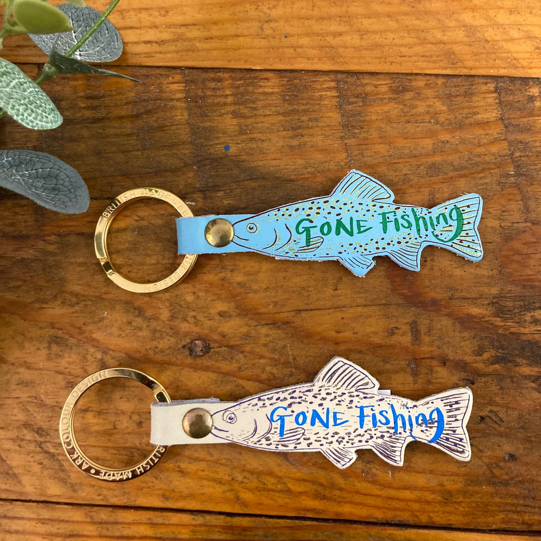 Gone Fishing Keyring