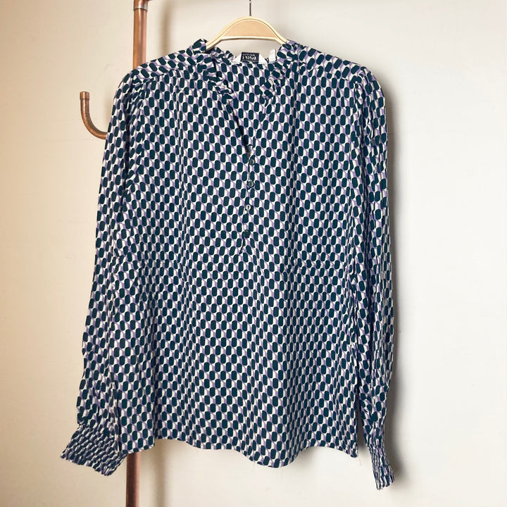 Josa Open V Neck Blouse