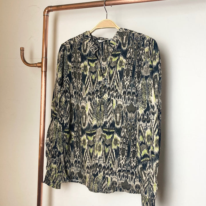 Josa Open V Neck Blouse