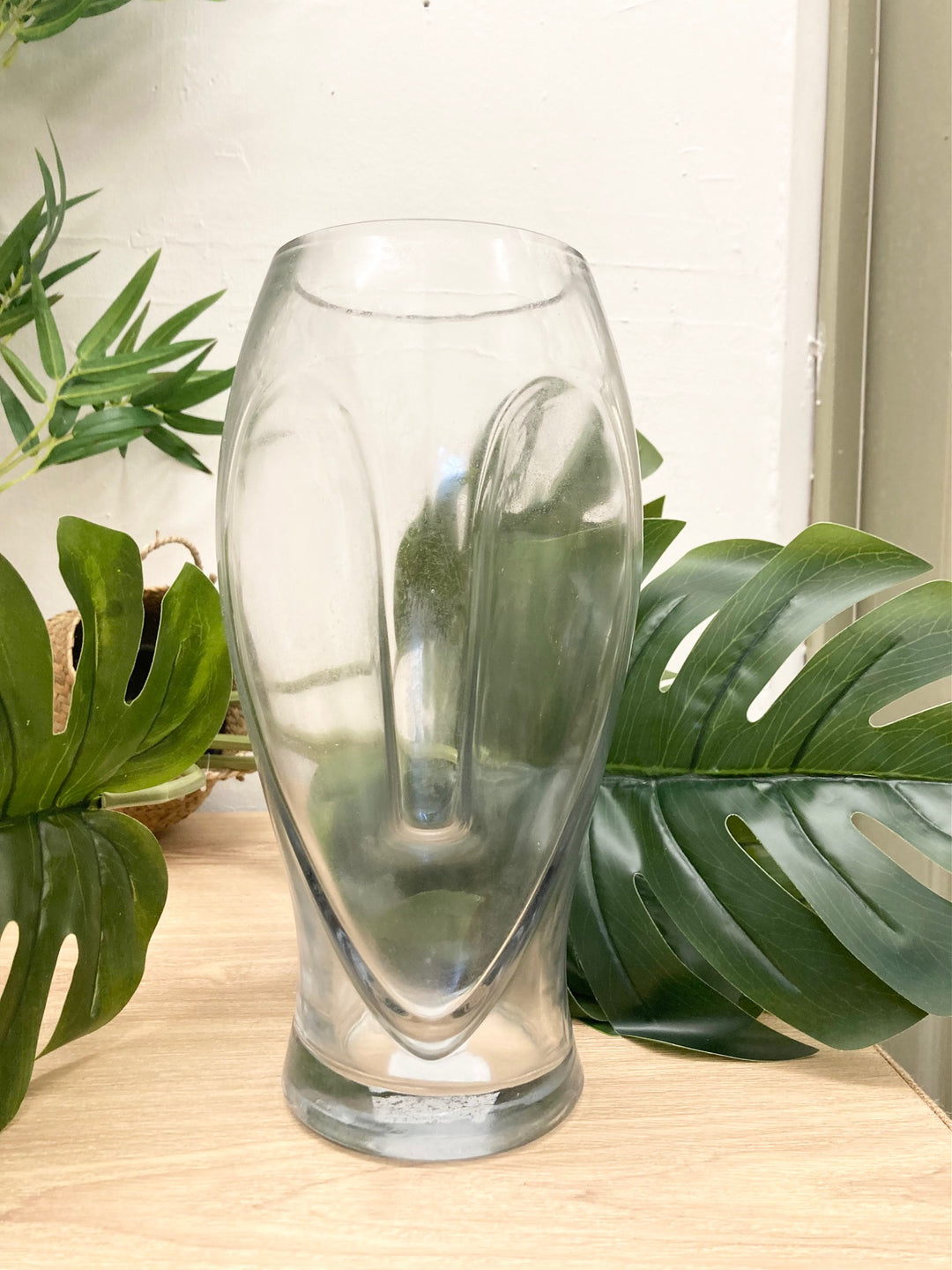 Glass Face Vase
