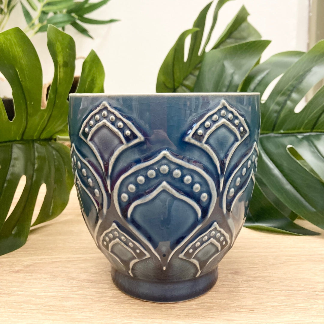 Damask Ceramic Pot Cover