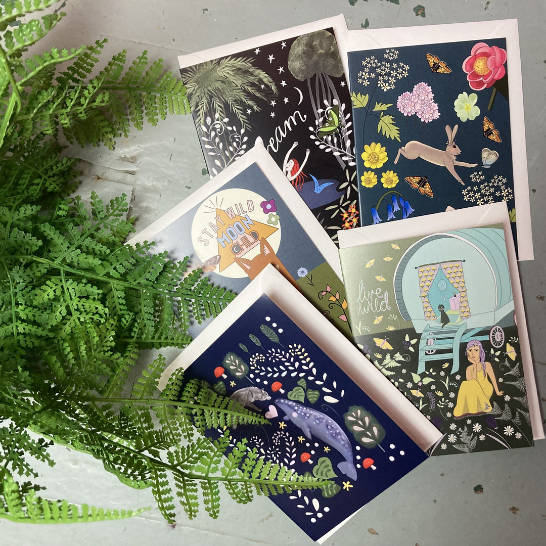 Wild Collection Set of 5 Cards