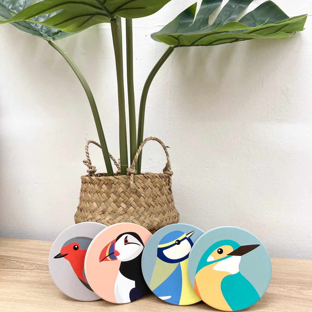 RSPB Ceramic  Birds Coaster Set