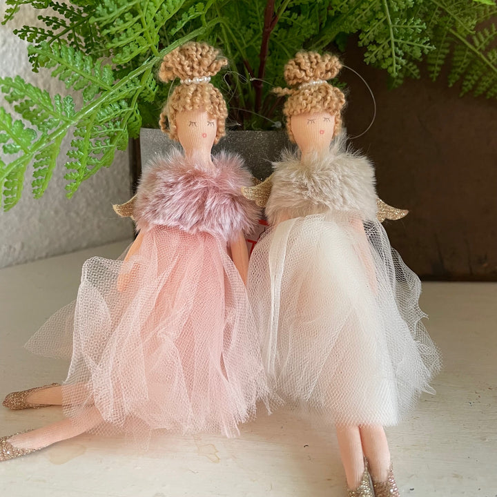 Fabric Fairy in Net Skirt