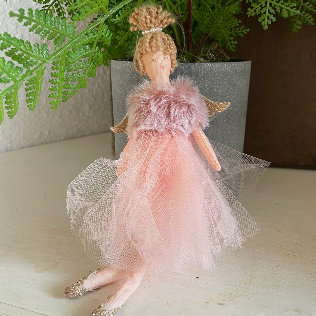 Fabric Fairy in Net Skirt