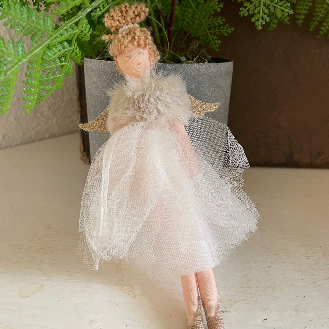 Fabric Fairy in Net Skirt