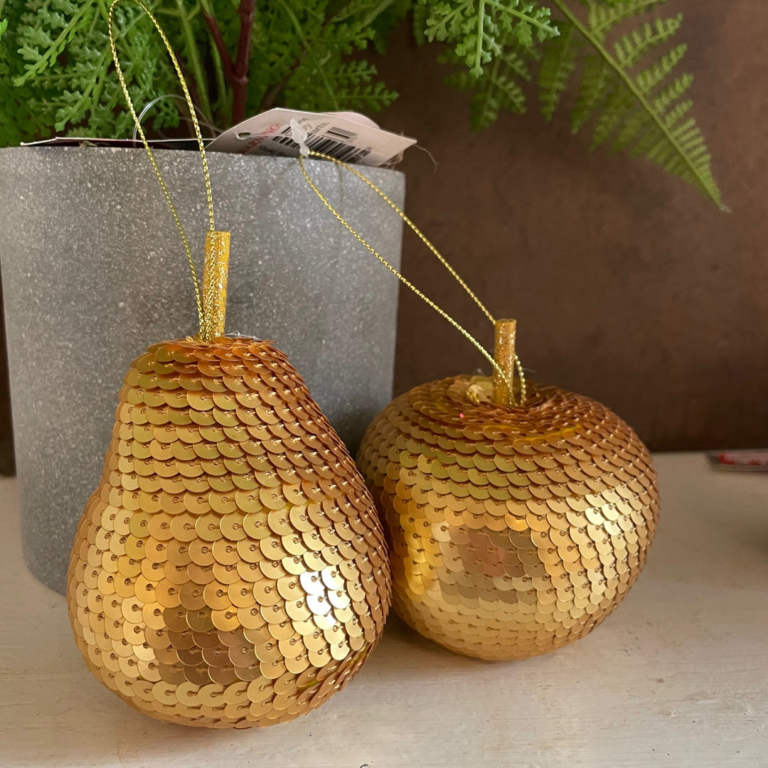 Gold Sequin Bauble