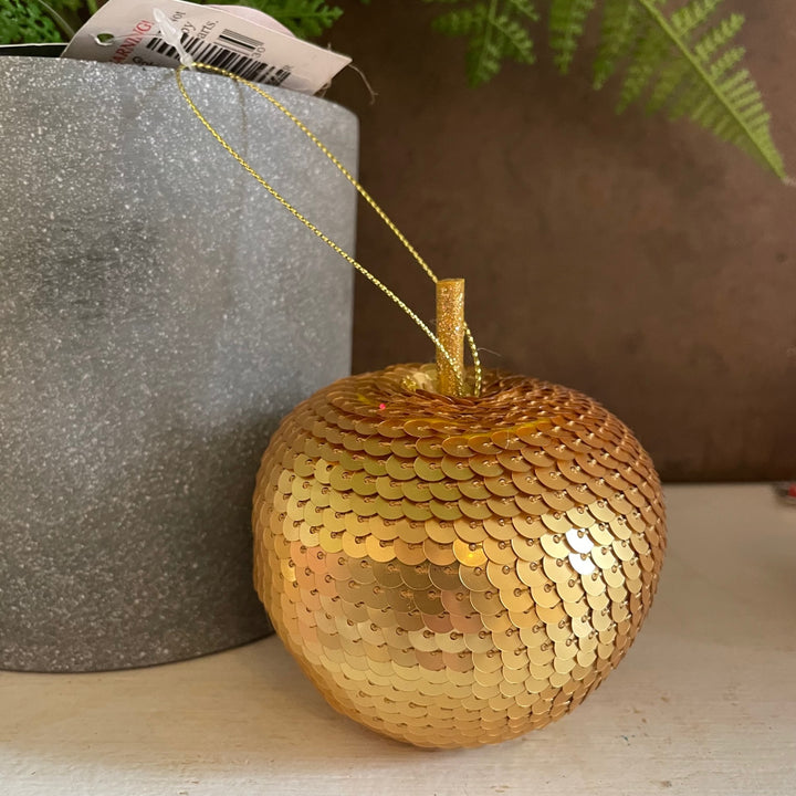 Gold Sequin Bauble