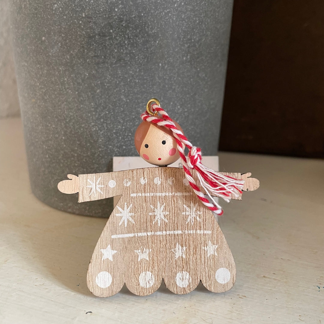 Scandi Wooden Angel