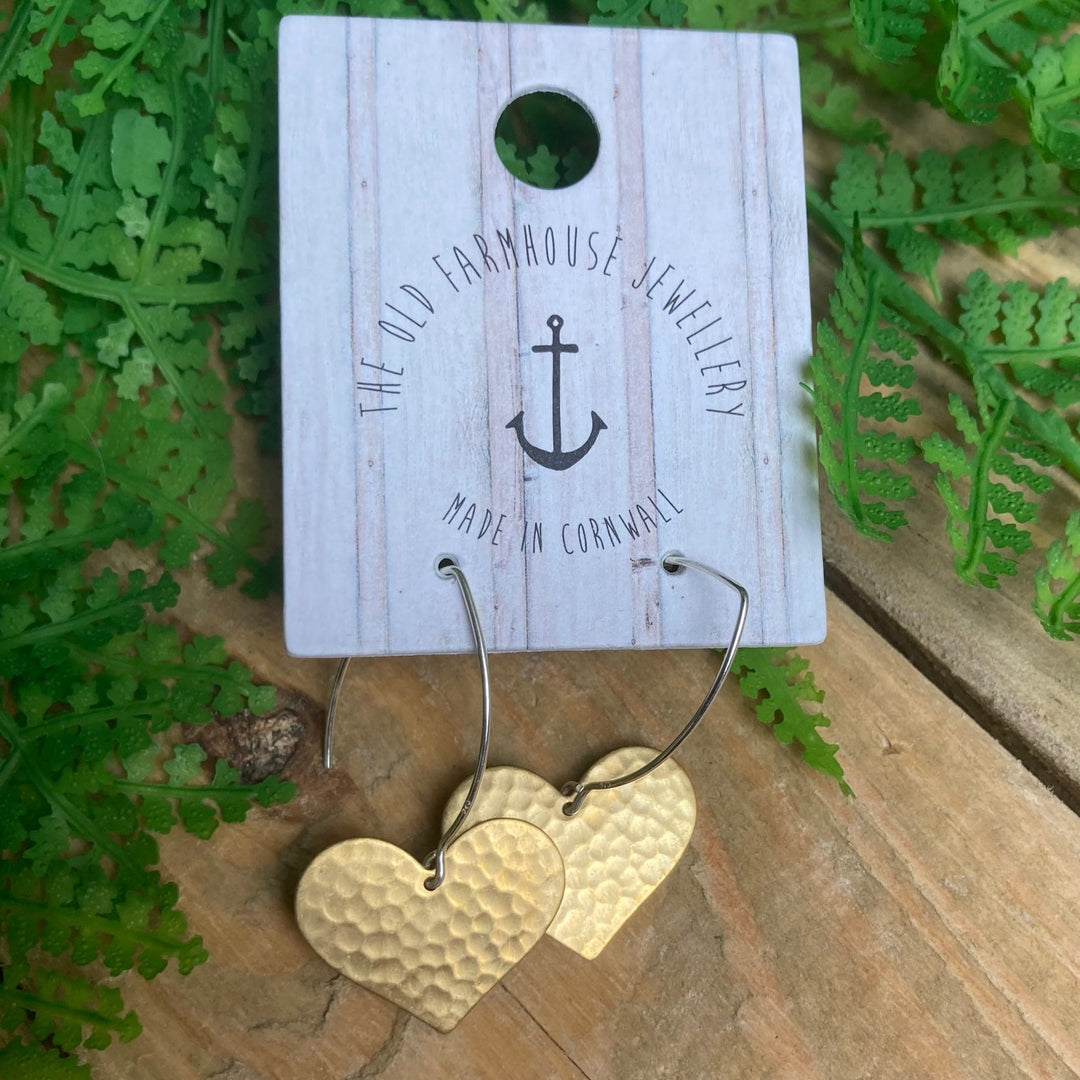 Large Brass Earrings