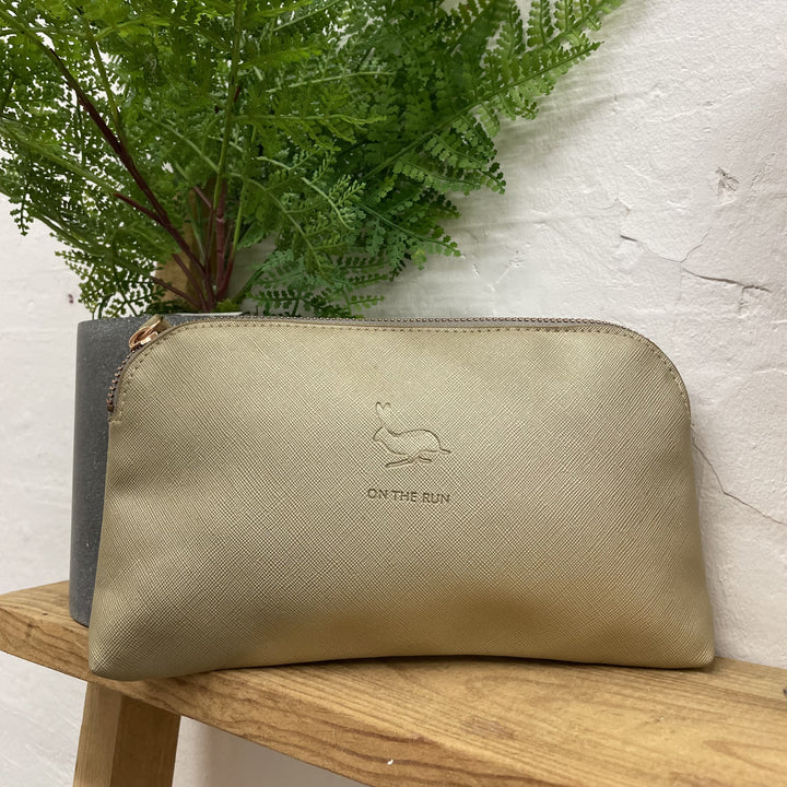 Oversized Plain Wallet with Motif