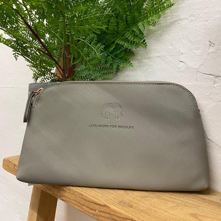 Oversized Plain Wallet with Motif