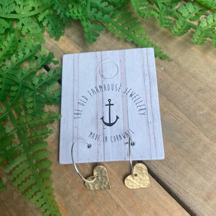 Medium Brass Earrings
