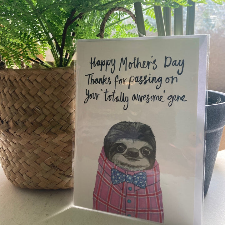 Kevin the Sloth Mother's Day Card