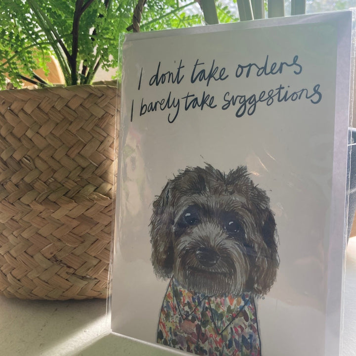 Cockerpoo Greetings Card