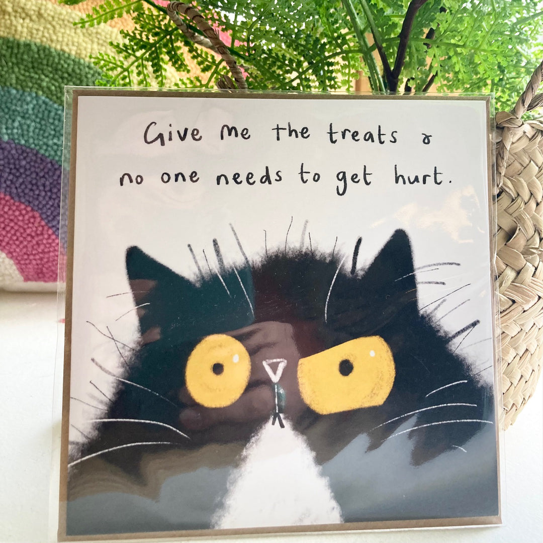 Give me Treats Card
