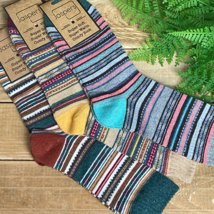Nordic Patterned Socks