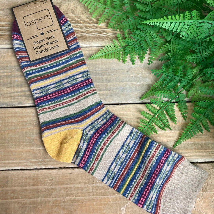 Nordic Patterned Socks
