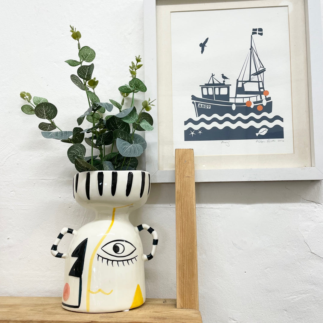 Modernist Funnel Vase