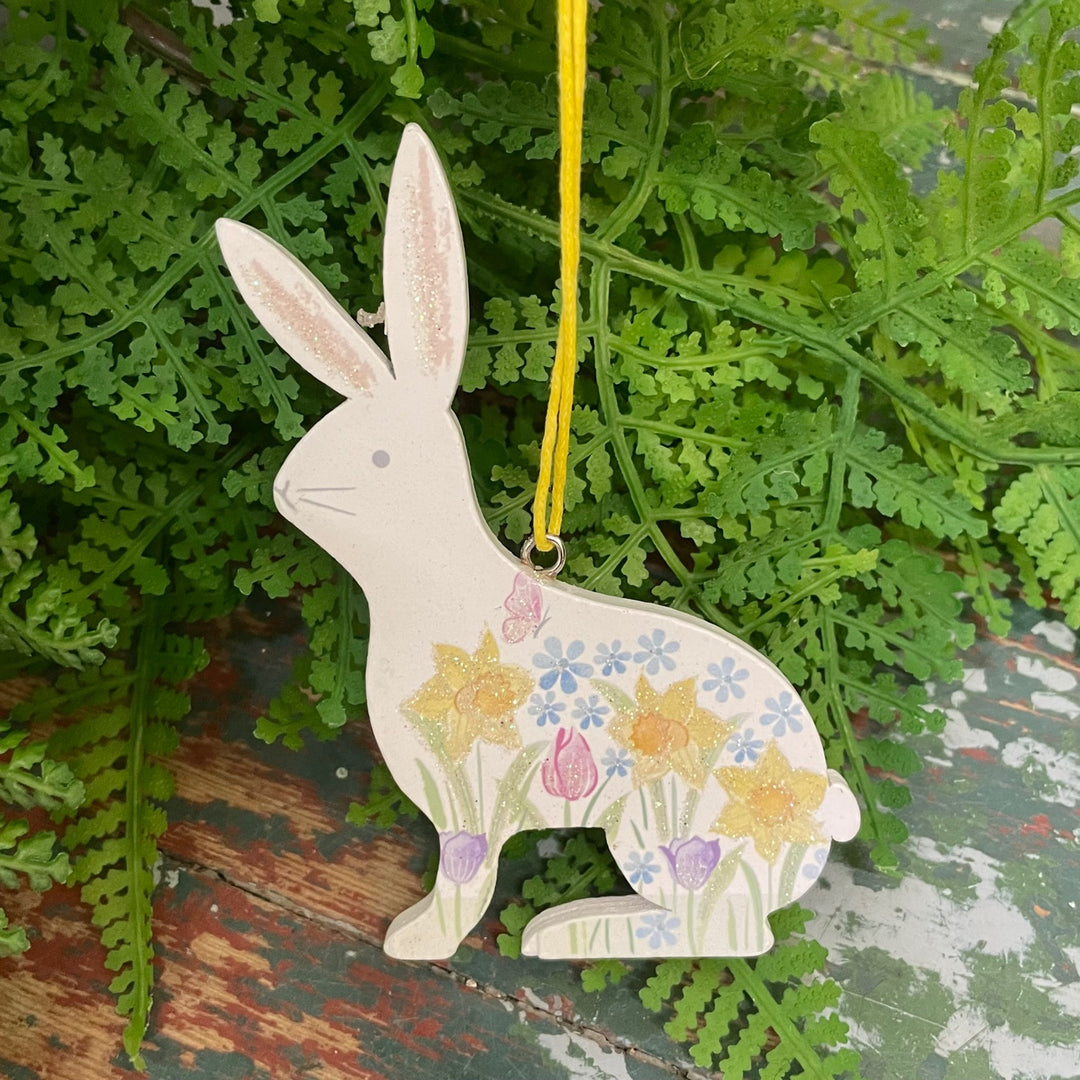 Bunny with Daffodil Decoration