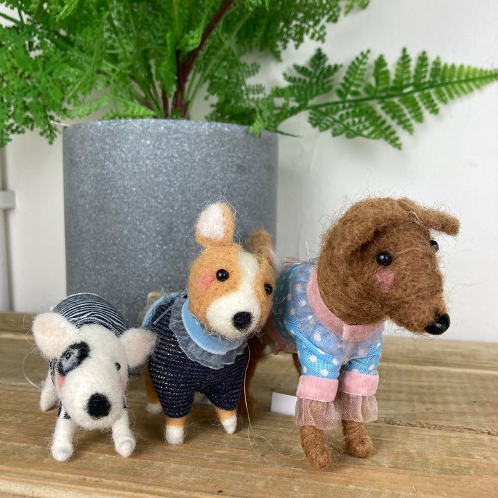 Dog Wool Mix Decorations