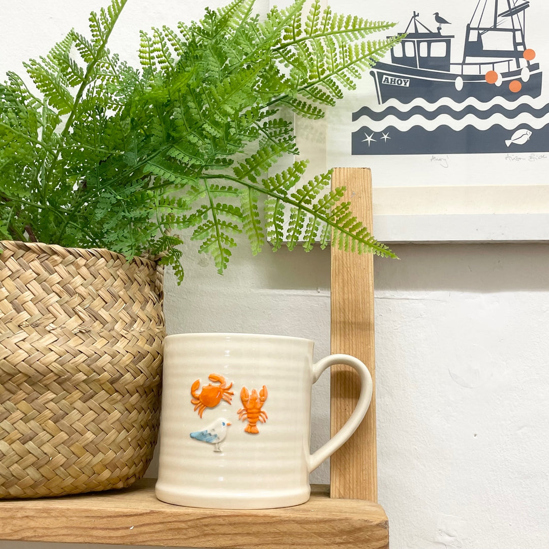 Seaside Stoneware Mug