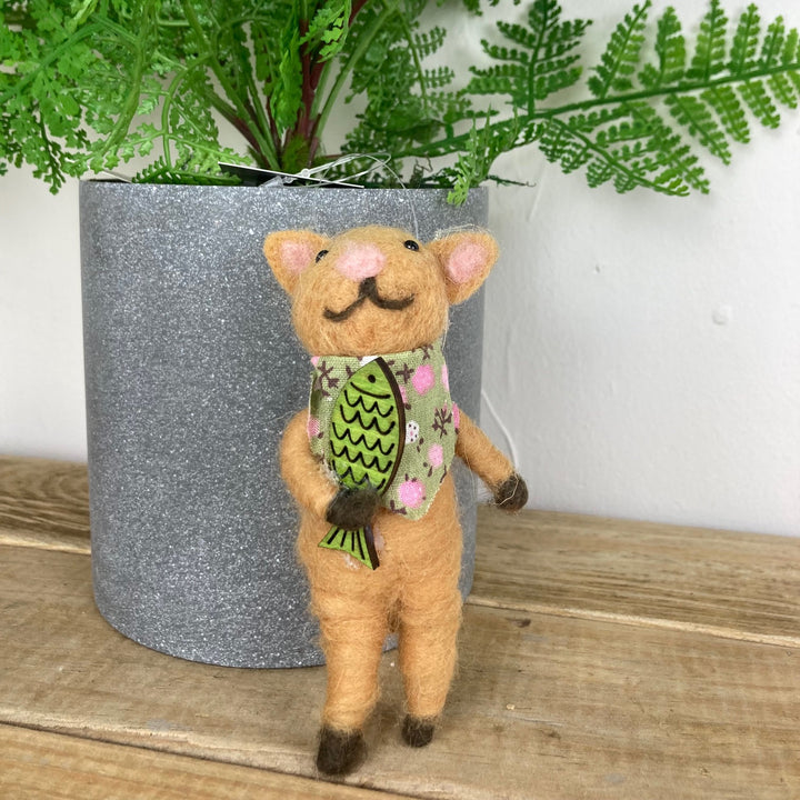 Cat Wool Mix Decorations
