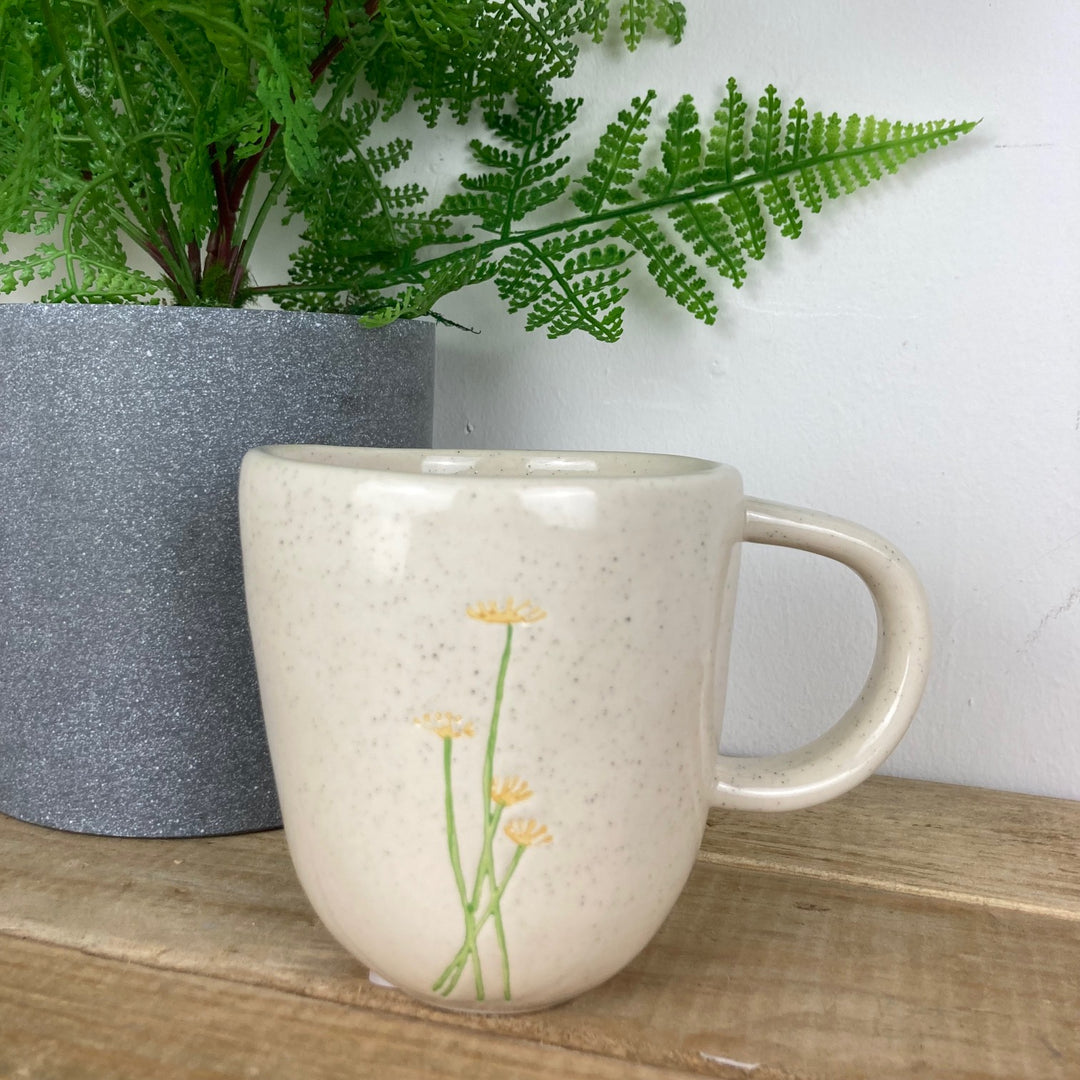 Yellow Daisy Artisan Mug