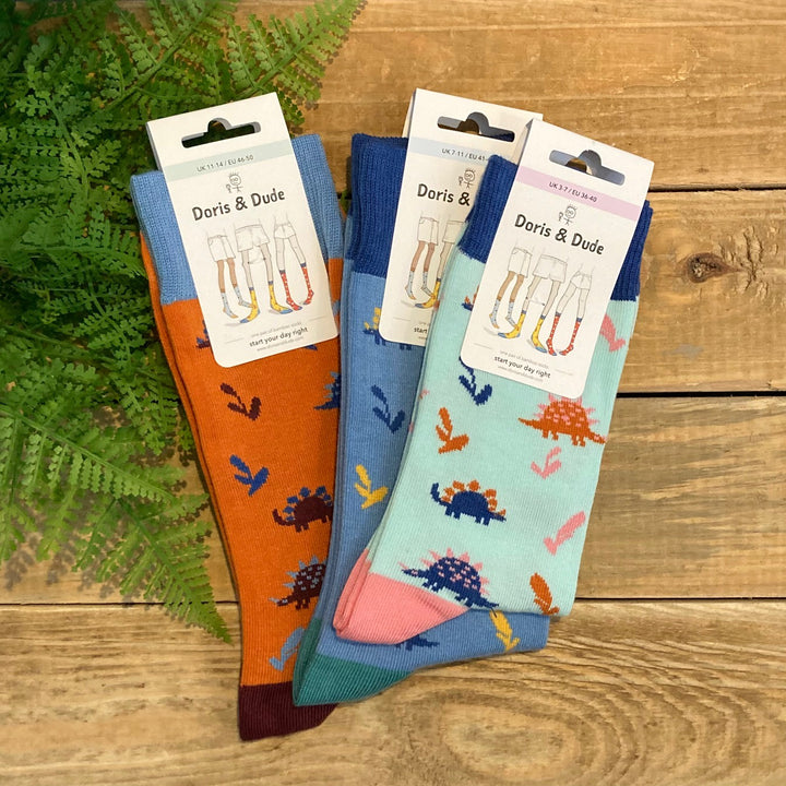Bamboo Dinosaur Socks
