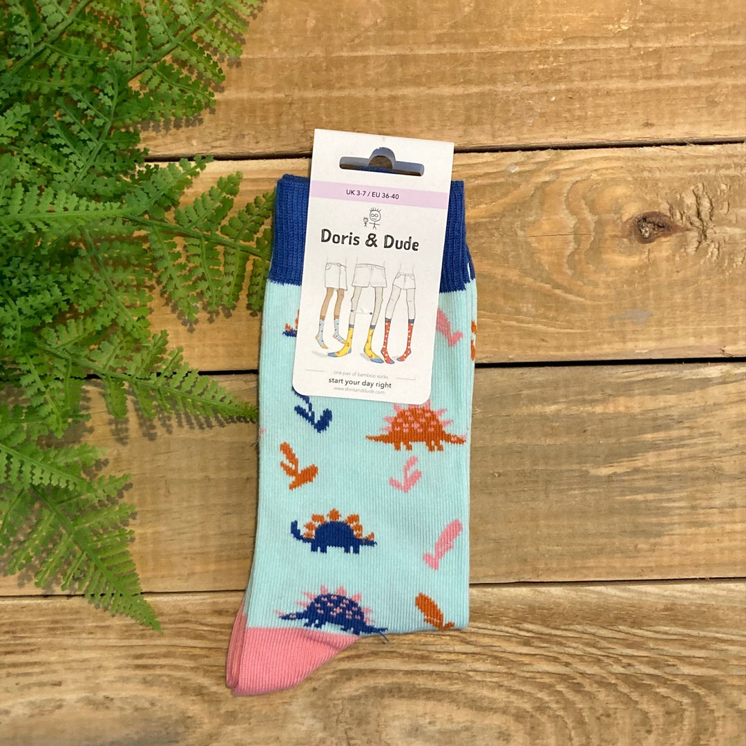 Bamboo Dinosaur Socks